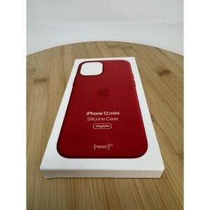 Genuine / Official‎ Apple iPhone 12 Mini Silicone MagSafe Case - (PRODUCT) RED